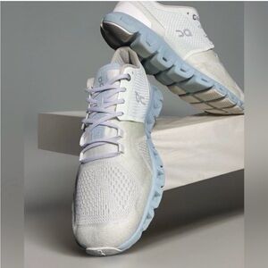 🌐US 9.5-ON Cloud X Shift “ALOE/SURF" Women's Mesh Trainers